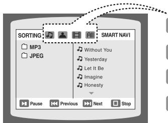 SAMSUNG HT-X710T - Pour lire un fichier dans l'écran du menu, - 1