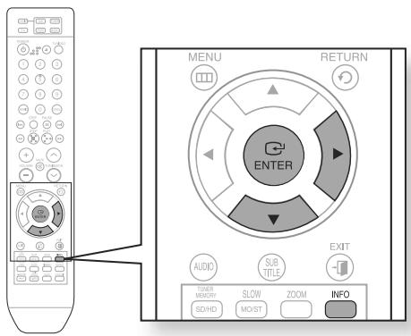 SAMSUNG HT-X710T - Pour sélectionner le mode Répétition de lecture dans l'écran d'informations du disque - 6