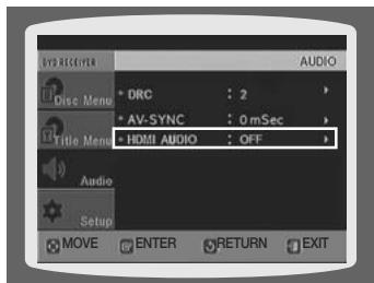 SAMSUNG HT-X710T - PARAMÉTRAGE DE L'INTERFACE HDMI AUDIO - 1
