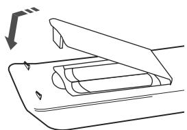 SAMSUNG HT-X710T - Insérez les piles de la télécommande - 5