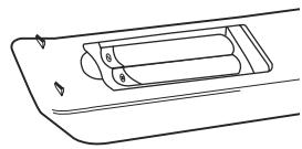 SAMSUNG HT-X710T - Insérez les piles de la télécommande - 3