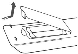 SAMSUNG HT-X710T - Insérez les piles de la télécommande - 1