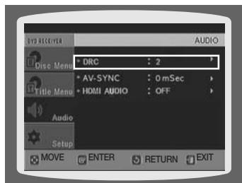 SAMSUNG HT-X710T - CONFIGURATION DE LA COMPRESSION DRC (COMPRESSION DE LA PLAGE DYNAMIQUE) - 1