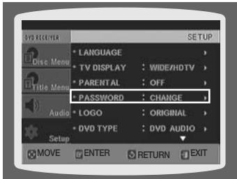 SAMSUNG HT-X710T - CONFIGURATION DU MOT DE PASSE - 2