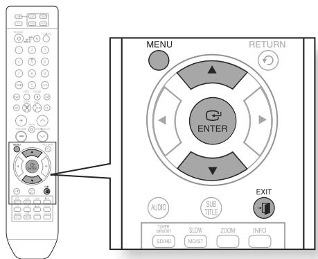 SAMSUNG HT-X710T - Utilisation du menu du titre - 2
