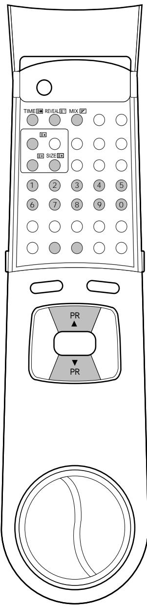 LG-GOLDSTAR PL48A82 - Fonctions telétexte spéciales - 1