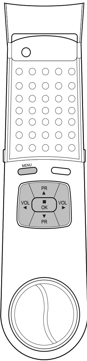 LG-GOLDSTAR PL48A82 - Sélection des menus - 1