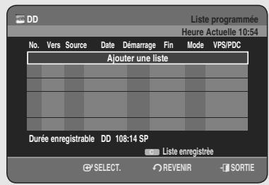 SAMSUNG DVD-HR755 - Réalisation d'un enregistrement programme - 8