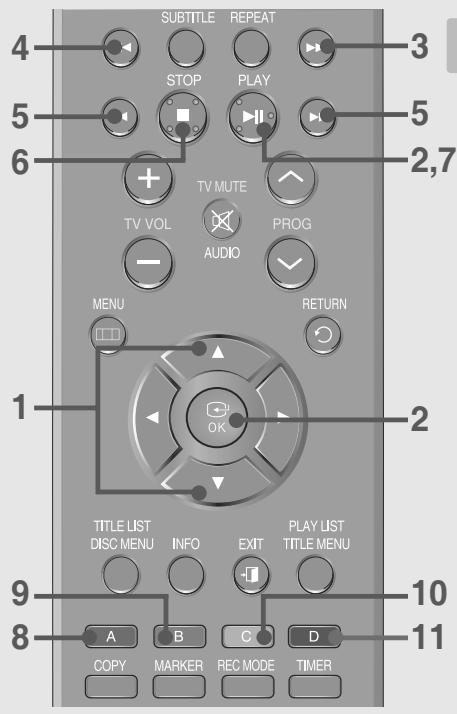 SAMSUNG DVD-HR755 - Effacement d'un signet - 1