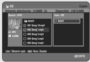 SAMSUNG DVD-HR755 - Utilisation du bouton TITLE LIST - 3