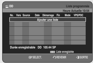 SAMSUNG DVD-HR755 - Informations relatives à Liste enregistrée - 4
