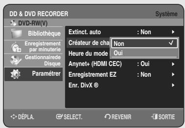 SAMSUNG DVD-HR755 - Configuration des options de langue - 4