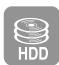 SAMSUNG DVD-HR755 - Pour un disque dur/un disque HDD/DVD-RAM/±RW/±R - 1