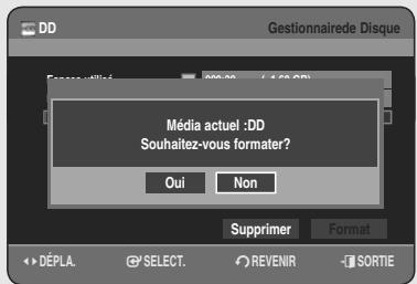 SAMSUNG DVD-HR755 - Suppression de tous les titres/des fichiers de DivX/ des fichiers de musique/des fichiers de photos - 3