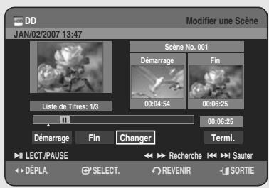 SAMSUNG DVD-HR755 - Modification d'une scène (replacement d'une scène) - 1