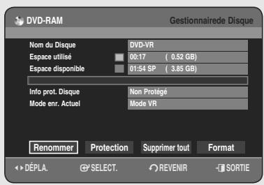 SAMSUNG DVD-HR755 - Modification du nom du fichier Musical/Photo/DivX - 2