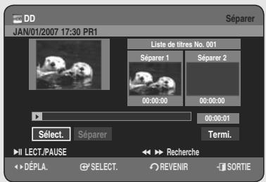 SAMSUNG DVD-HR755 - Utilisation du bouton TITLE LIST - 4
