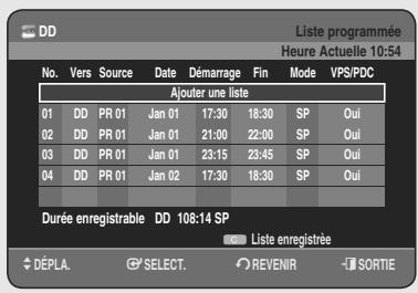 SAMSUNG DVD-HR755 - Retour au menu précédent - 7