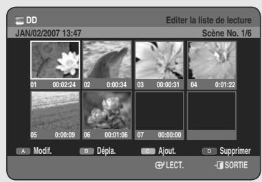 SAMSUNG DVD-HR755 - Utilisation du bouton PLAY LIST - 4
