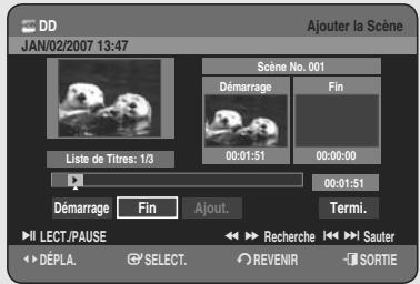 SAMSUNG DVD-HR755 - Modification d'une scène (replacement d'une scène) - 5