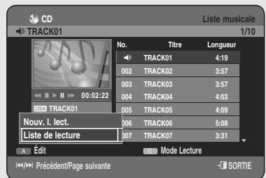 SAMSUNG DVD-HR755 - Liste de lecture - 1