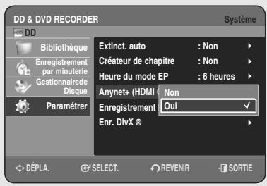 SAMSUNG DVD-HR755 - Creation automatique des chaprites - 8