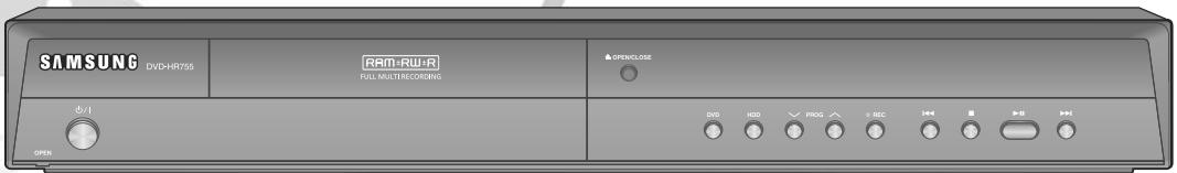 SAMSUNG DVD-HR755 - DVD-HR756 - 3