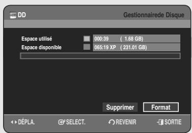 SAMSUNG DVD-HR755 - Suppression de tous les titres/des fichiers de DivX/ des fichiers de musique/des fichiers de photos - 2