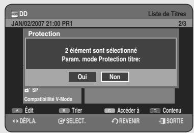 SAMSUNG DVD-HR755 - Utilisation du bouton TITLE LIST - 4
