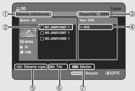 SAMSUNG DVD-HR755 - Copie du disque dur sur un DVD - 1