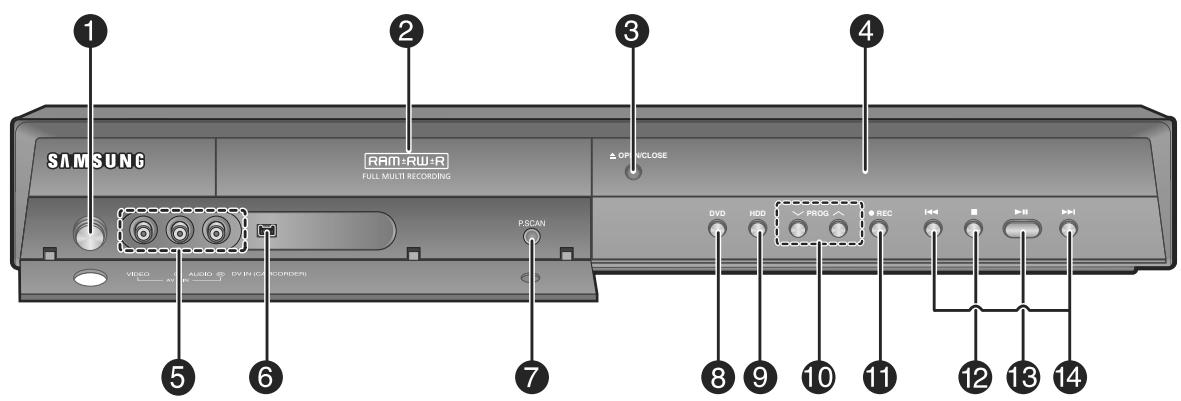 SAMSUNG DVD-HR755 - Façade - 1