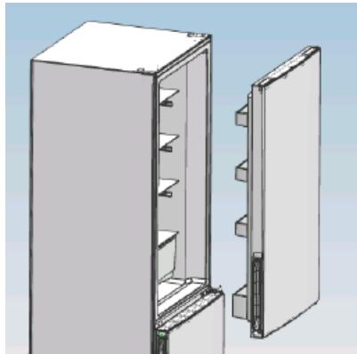 THOMSON CTH310GLASS - INVERSION DU SENS DE LA PORTE - 4