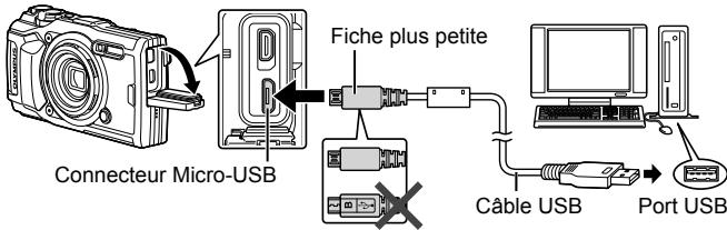 OLYMPUS TG-5 - Connexion de l'appareil photo - 1
