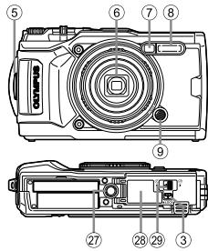 OLYMPUS TG-5 - Fixer la couroie - 5