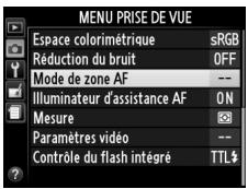 NIKON D3200 18-55 UR II - Choisir un mode de zone AF. - 3
