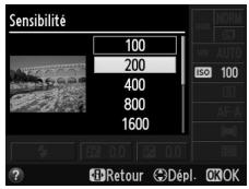 NIKON D3200 18-55 UR II - Choisir une sensibilité. - 2