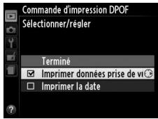 NIKON D3200 18-55 UR II - Sélectionner les options d'impression. - 2