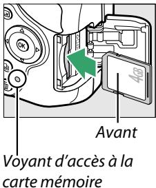 NIKON D3200 18-55 UR II - Insertion de cartes mémoire - 1