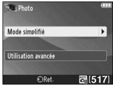 NIKON D3200 18-55 UR II - Menus du mode guide - 7