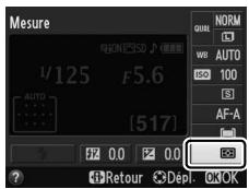 NIKON D3200 18-55 UR II - Afficher les options de mesure. - 2