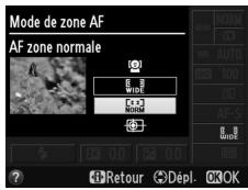 NIKON D3200 18-55 UR II - Choisir un mode de zone AF. - 2