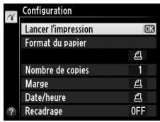 NIKON D3200 18-55 UR II - Afficher les options d'impression. - 2
