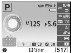 NIKON D3200 18-55 UR II - Format de l'affichage des infos - 2
