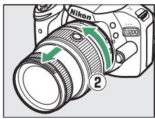 NIKON D3200 18-55 UR II - Objectifs dotés d'une « commande de déverrouillage de l'objectif rétractable » - 2