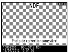 NIKON D3200 18-55 UR II - Données de référence de correction de la poussière - 1