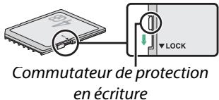 NIKON D3200 18-55 UR II - Commutateur de protection en écriture - 1