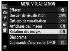 NIKON D3200 18-55 UR II - Mettre en surbrillance une rubrique du menu. - 2