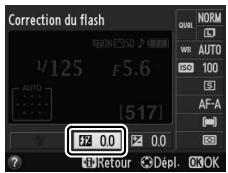 NIKON D3200 18-55 UR II - Afficher les options de correction du flash. - 2
