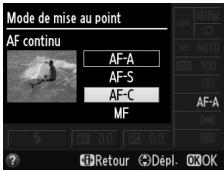 NIKON D3200 18-55 UR II - Choisir un mode de mise au point. - 2