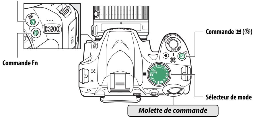 NIKON D3200 18-55 UR II - La molette de commande - 1